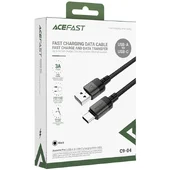Дата кабель Acefast C9-04 USB to Type-C 3A (1.2m) Black