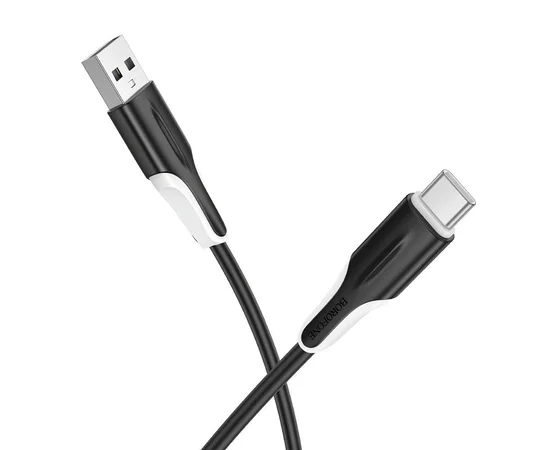 Дата кабель Borofone BX119 New USB to Type-C 3A (1m) Black