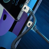 Дата кабель Baseus Unbreakable Series Fast Charging Type-C to Type-C 100W 1m (P10355800111-0) Stellar White