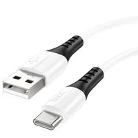 Дата кабель Hoco X82 Silicone USB to Type-C (1m) White