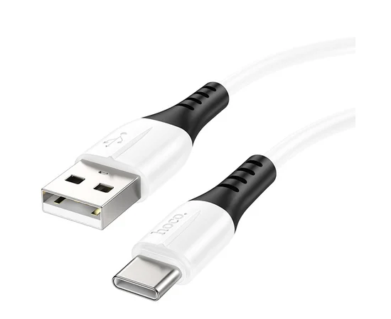 Дата кабель Hoco X82 Silicone USB to Type-C (1m) White