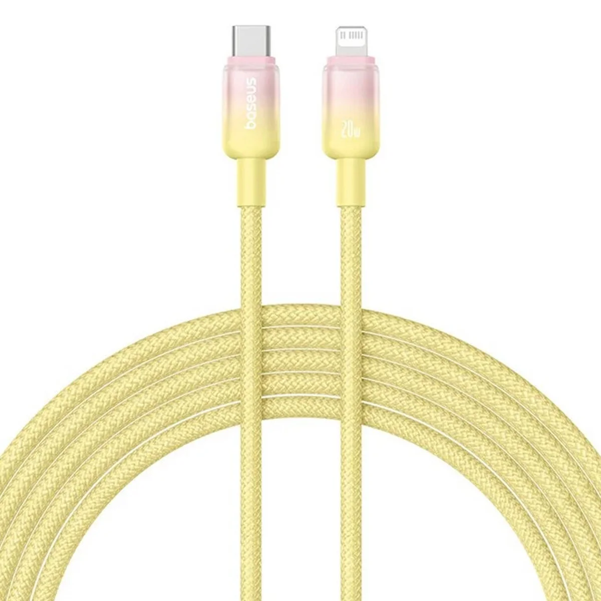 Дата кабель Baseus Discolor Series Fast Charging Type-C to Lightning 20W (1m) (P10374901) Custard Yellow