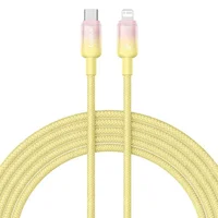 Дата кабель Baseus Discolor Series Fast Charging Type-C to Lightning 20W (1m) (P10374901) Custard Yellow
