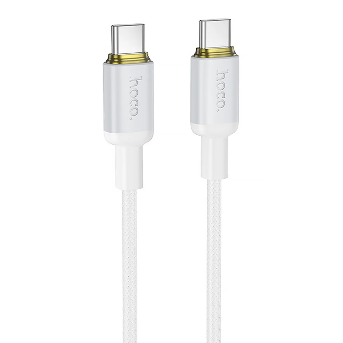 Дата кабель Hoco X128 Benefit Type-C to Type-C 60W (1m) White