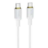 Дата кабель Hoco X128 Benefit Type-C to Type-C 60W (1m) White