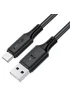 Дата кабель Acefast C17-04 USB to Type-C 3A (1.2m) Black