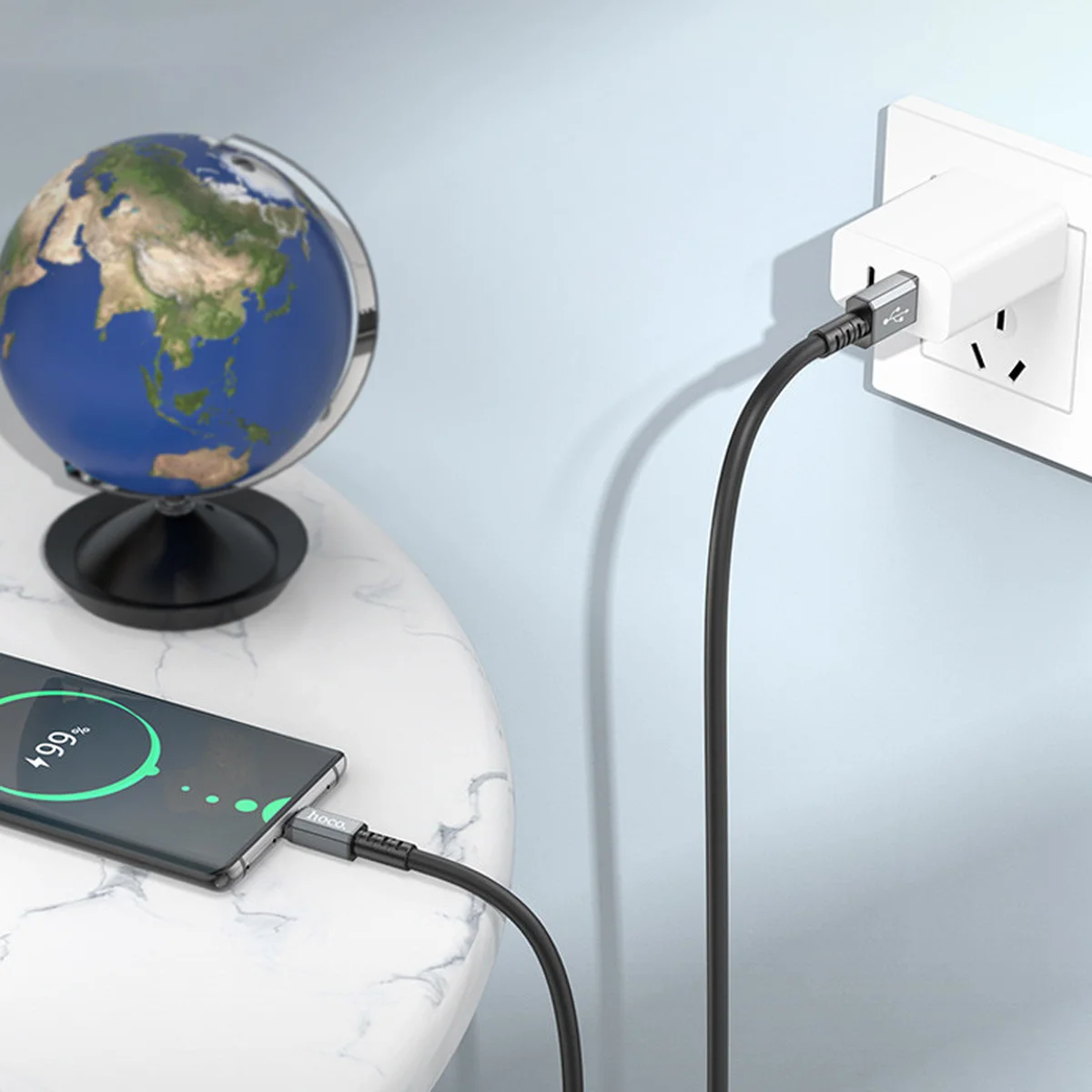 Дата кабель Hoco X85 Strength USB to Type-C (1m) Black