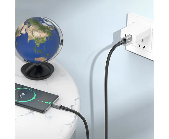 Дата кабель Hoco X85 Strength USB to Type-C (1m) Black
