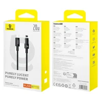 Дата кабель Baseus Gem Fast Charging Type-C to Lightning 20W (1m) (P10373001) Cluster Black