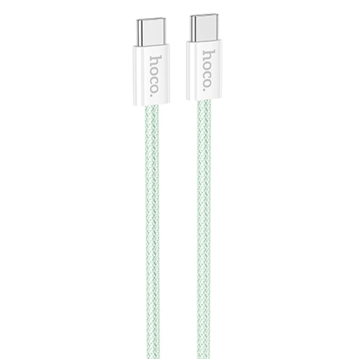 Дата кабель Hoco X104 Source 60W Type-C to Type-C (1m) Green