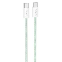 Дата кабель Hoco X104 Source 60W Type-C to Type-C (1m) Green
