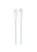 Дата кабель Hoco X104 Source 60W Type-C to Type-C (1m) Green
