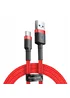 Дата кабель Baseus Cafule USB to Type-C Cable 3A (1m) (CATKLF-B) Красный