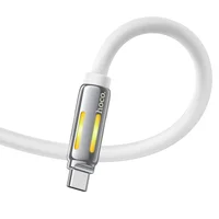 Дата кабель Hoco U136 Prize Type-C to Type-C 60W (1.2m) White