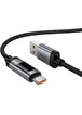 Дата кабель Hoco U148 Lord with display USB to Type-C 100W (1.2m) Black