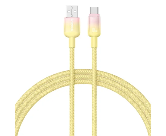 Дата кабель Baseus Discolor Series Fast Charging USB to Type-C 100W (1m) (P10374903) Custard Yellow