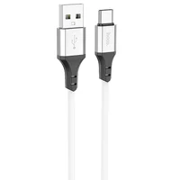 Дата кабель Hoco X86 Spear USB для Type-C (1m) White