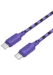 Дата кабель Hoco X116 Meridian Type-C to Type-C 60W (1m) Gradient Purple Mix