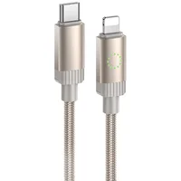 Дата кабель Hoco X117 Star Type-C to Lightning 27W (1m) Gold