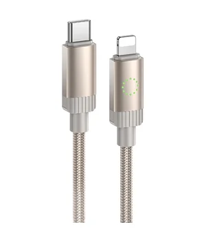 Дата кабель Hoco X117 Star Type-C to Lightning 27W (1m) Gold