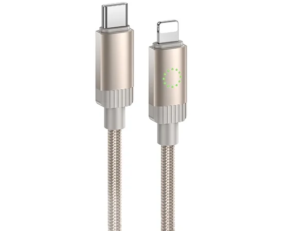 Дата кабель Hoco X117 Star Type-C to Lightning 27W (1m) Gold