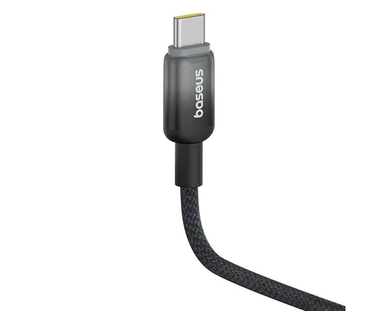 Дата кабель Baseus Discolor Series Fast Charging Type-C to Type-C 100W (1m) (P10374902) Cluster Black