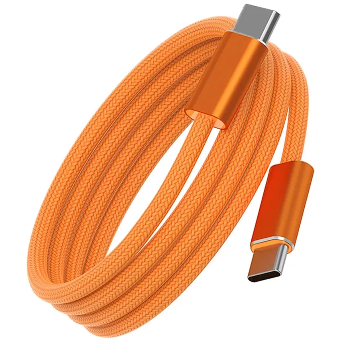 Дата кабель WIWU C101 Essen Type-C to Type-C 240W (1.5m) Orange