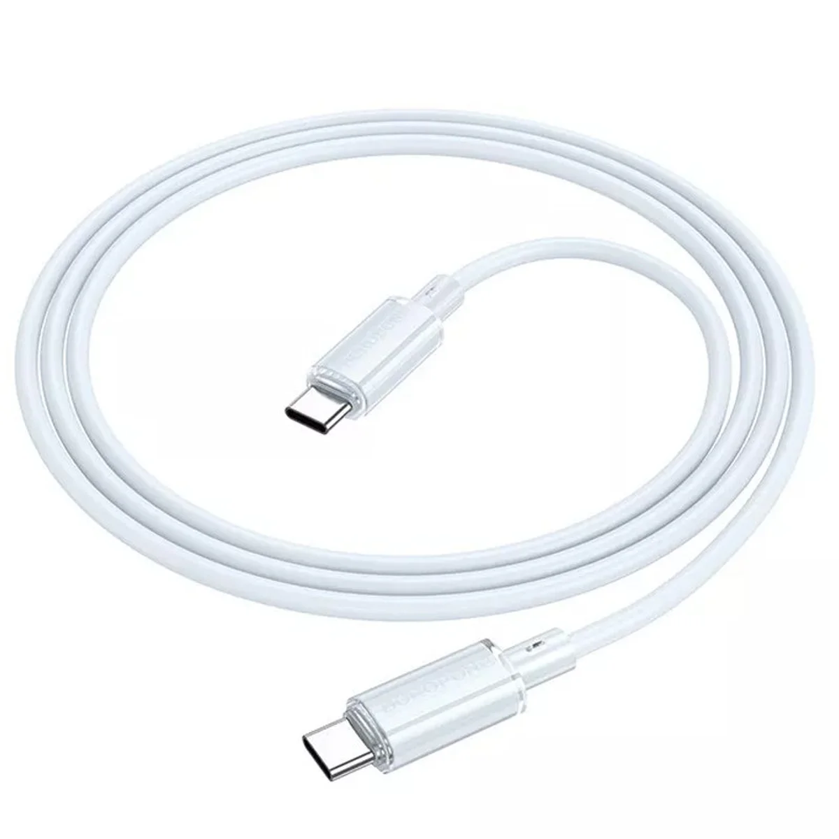 Дата кабель Borofone BX112 Lemon Type-C to Type-C 60W (1m) Blue