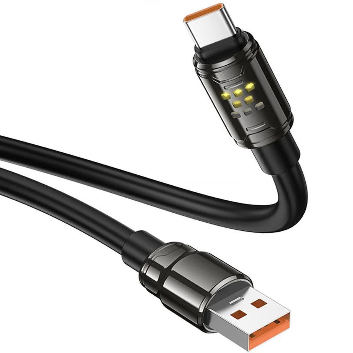 Дата кабель Hoco U143 Joy USB для Type-C 5A (1.2m) Black