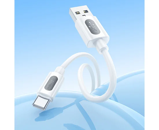 Дата кабель Borofone BX114 Structure USB to Type-C 3A (1m) White