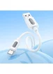 Дата кабель Borofone BX114 Structure USB to Type-C 3A (1m) White