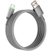Дата кабель WIWU C082 Maglink USB to Type-C 60W (1m) Grey