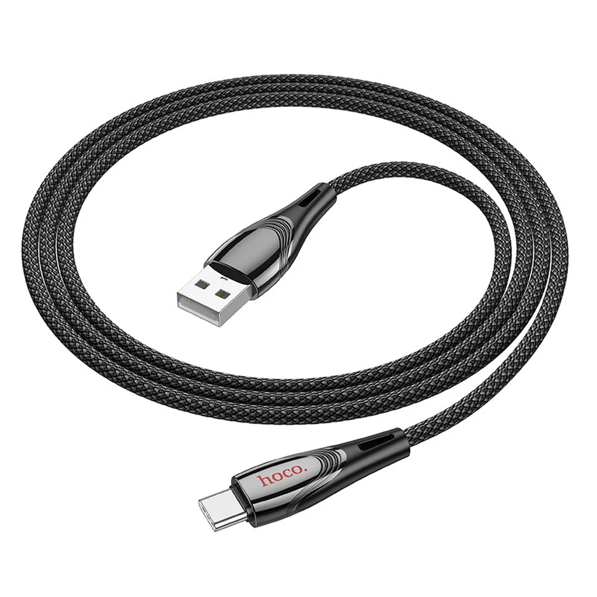 Дата кабель Hoco U133 Monte USB для Type-C (1.2m) Black