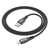 Дата кабель Hoco U133 Monte USB для Type-C (1.2m) Black