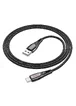 Дата кабель Hoco U133 Monte USB to Type-C (1.2m) Black