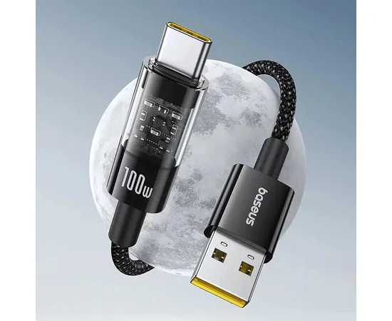 Дата кабель Baseus Gem Fast Charging USB Type-C 100W (1m) (P10373002211) Cluster Black