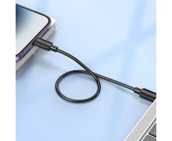 Дата кабель Hoco X96 Hyper Type-C to Lightning 20W (0.25m) Black