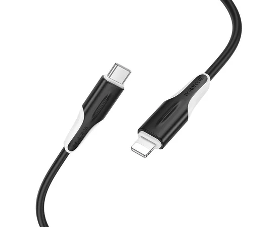 Дата кабель Borofone BX119 New Type-C to Type-C 60W (1m) Black