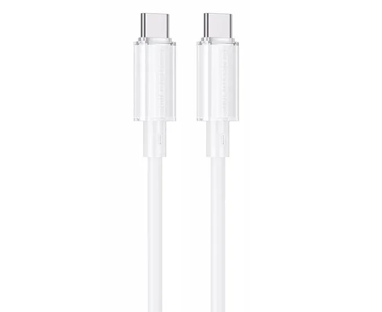 Дата кабель Borofone BX112 Lemon Type-C to Type-C 60W (1m) White