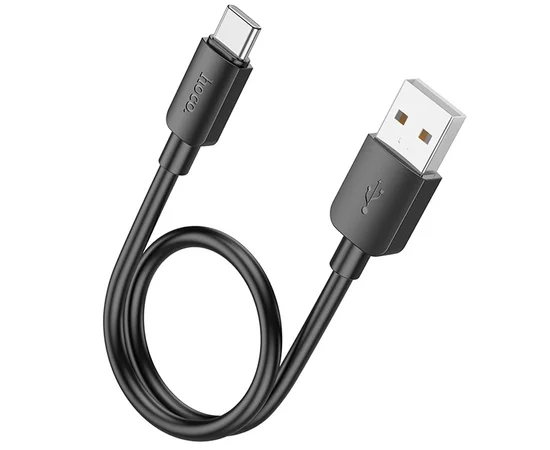 Дата кабель Hoco X96 Hyper USB to Type-C 27W (0.25m) Black