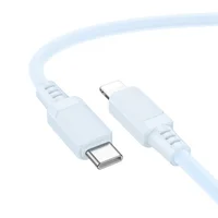 Дата кабель Borofone BX115 Lotto Type-C to Lightning 27W (1m) Blue