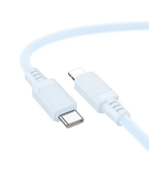 Дата кабель Borofone BX115 Lotto Type-C to Lightning 27W (1m) Blue