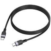 Дата кабель Hoco X109 Energy silicone Type-C to Type-C 60W (2m) Black