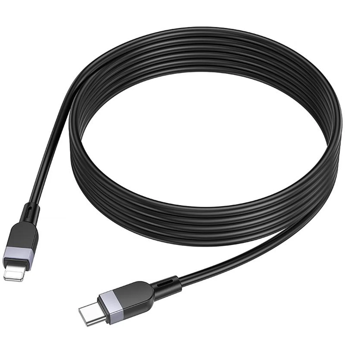 Дата кабель Hoco X109 Energy silicone Type-C to Lightning (3m) Black