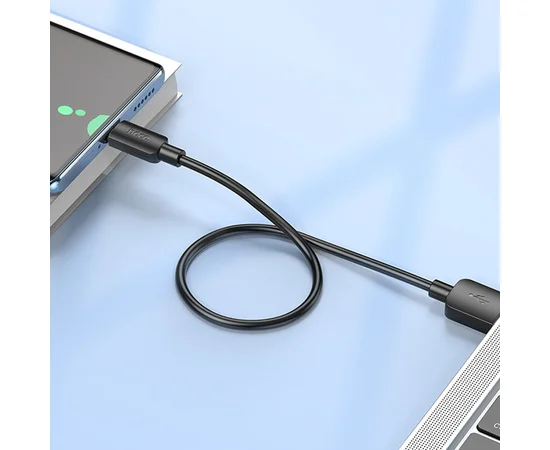 Дата кабель Hoco X96 Hyper USB to Type-C 27W (0.25m) Black