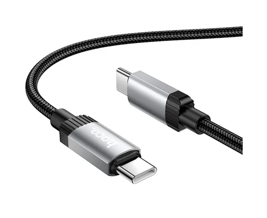 Дата кабель Hoco X117 Star Type-C to Type-C 60W (1m) Black