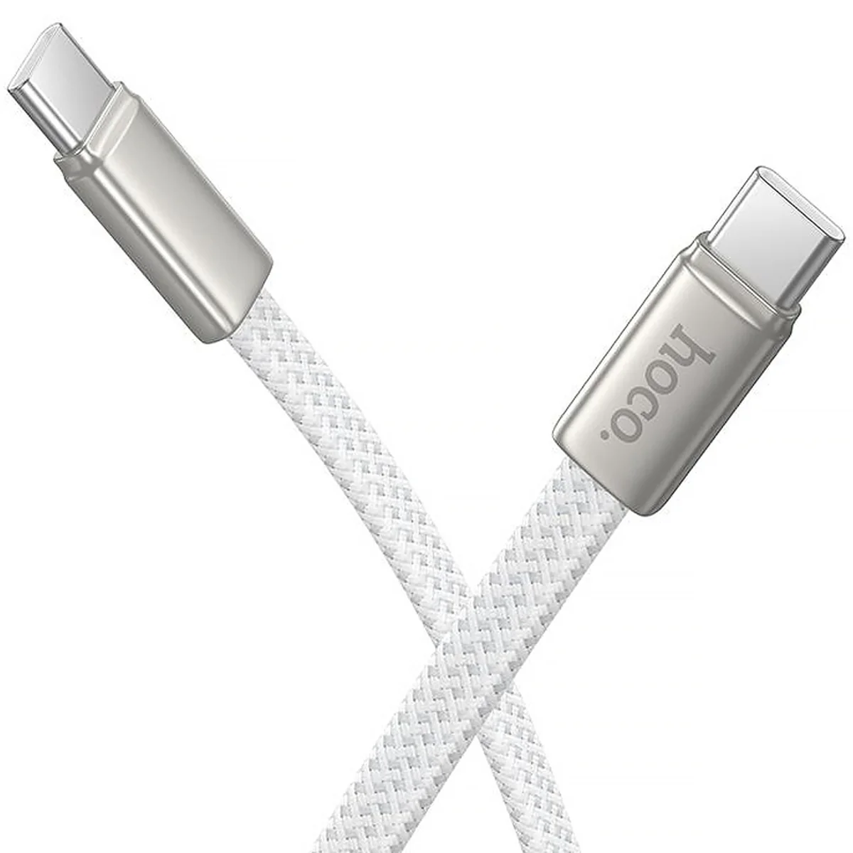Дата кабель Hoco X125 Exceso Type-C to Type-C 60W (1m) White