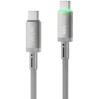 Дата кабель WIWU C084 Maglink Type-C to Type-C 100W (1m) Grey