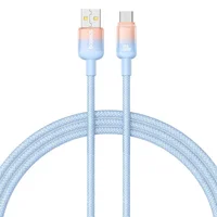 Дата кабель Baseus Discolor Series Fast Charging USB to Type-C 100W (1m) (P10374903) Galaxy Blue