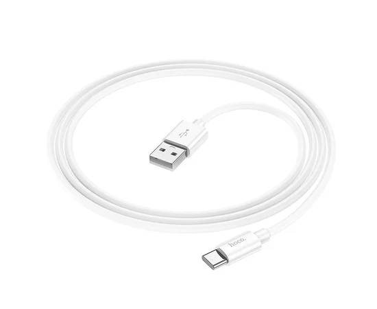 Дата кабель Hoco X87 Magic silicone USB to Type-C (1m) White